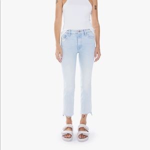 Mother Denim Insider Crop Step Fray size 27 NWT